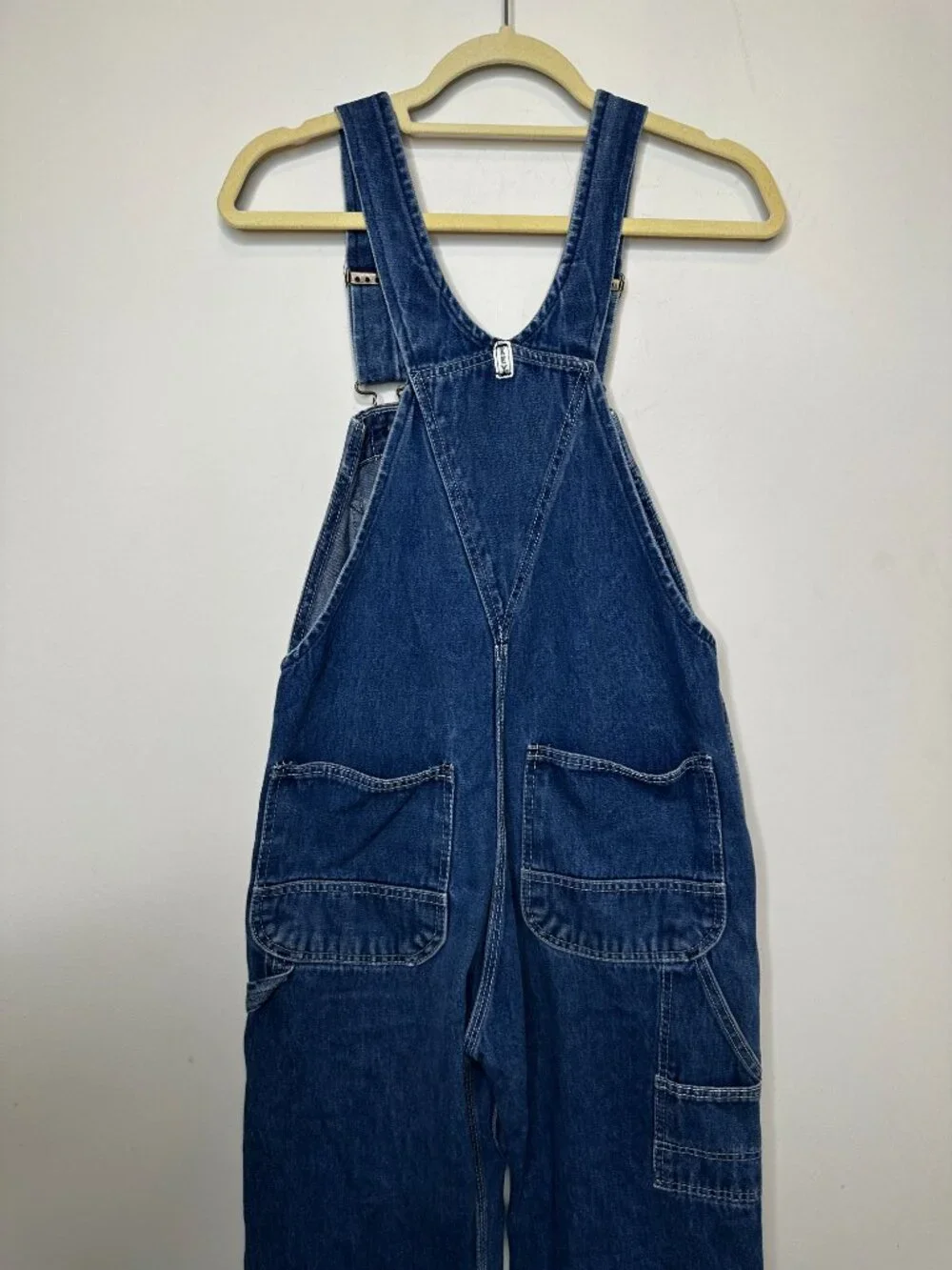 Vintage Key Imperial Denim Bib Overalls Blue Workwear Men's 30x30